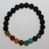 Elephant Chakra Lava Stone Bracelet - Image 3