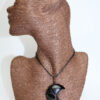 Obsidian Tree of Life Crescent Moon Necklace - Image 2