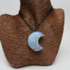 Opalite Tree of Life Crescent Moon Necklace