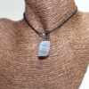 Grey Agate Pendant Necklace