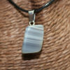 Grey Agate Pendant Necklace - Image 3