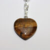 Tiger's Eye Heart Keychain - Image 2