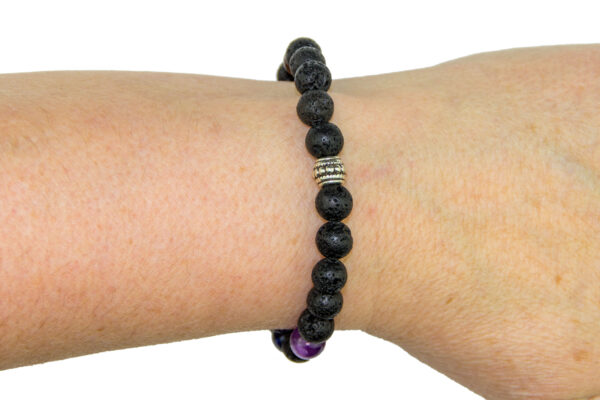 Chakra Lava Stone Bracelet - Image 2