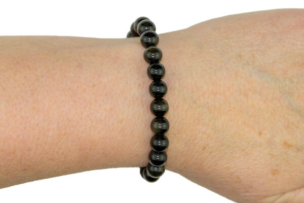 Golden Sheen Obsidian Power Bracelet